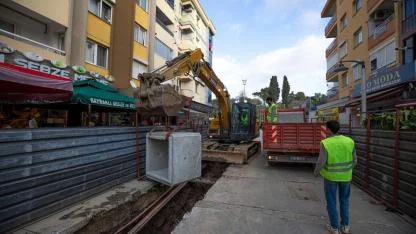 Bayraklı Sevgi Yolu’nda su baskınlarına çözüm: Projenin yüzde 60'ı tamamlandı