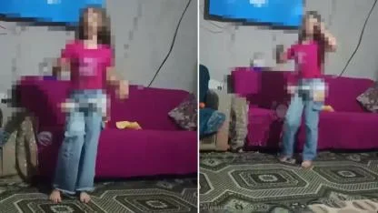 Böyle anne olmaz olsun! Para için küçük kızını canlı yayında dans ettirdi