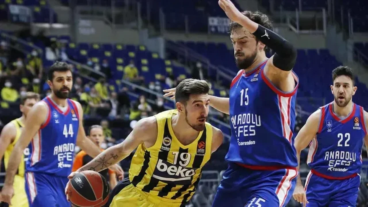 Euroleague’de dev derbi bugün: Fenerbahçe Beko ile Anadolu Efes İstanbul’da karşı karşıya