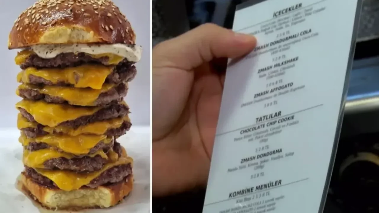 Herkes bu hamburgerciyi konuşuyor! Yarım litrelik suya istedikleri fiyata bakın