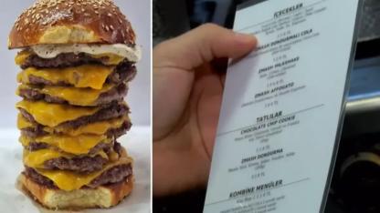 Herkes bu hamburgerciyi konuşuyor! Yarım litrelik suya istedikleri fiyata bakın
