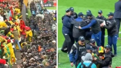 Hiç acımadılar! Dev finali gölgede bırakan görüntü