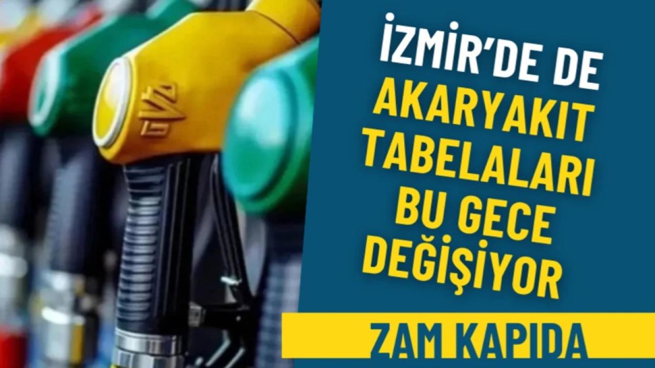 İzmir’de akaryakıt tabelaları bu gece değişiyor: Zam kapıda