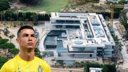 Muslukları altından! Cristiano Ronaldo’nun taşınmayı planladığı malikâne gündem oldu