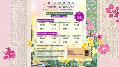 İZDENİZ’den Nergis Festivali’ne özel seferler