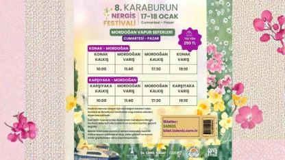 İZDENİZ’den Nergis Festivali’ne özel seferler