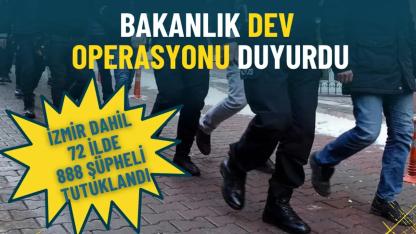 Bakanlık Duyurdu: 75 İlde Uyuşturucu Operasyonu, 888 Şüpheli Tutuklandı