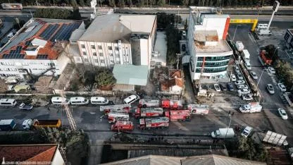 Bornova’daki ayakkabı fabrikası yangını söndürüldü