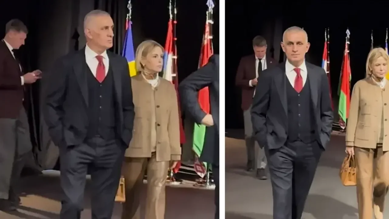 Brüksel'e giden Hacıosmanoğlu'nun yürüyüşü ve tavırları olay oldu