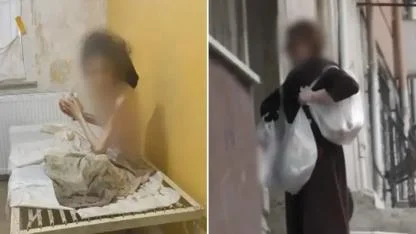 Dehşet evi! Anne hayatını kaybetti, kızı bir deri bir kemik bulundu