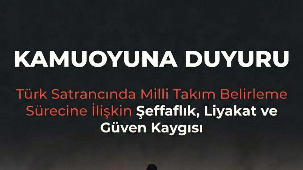 Kamuoyu Bilgilendirmesi: Türk Satrancında Skandal Uygulama