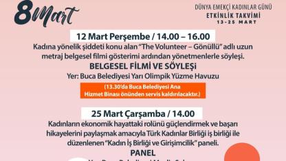 Buca’da Emekçi Kadınlar Günü Etkinlikleri Başlıyor