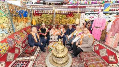 Başkan Tugay Yörük ve Türkmenlerle bayram sevincini paylaştı