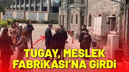 Başkan Cemil Tugay Meslek Fabrikası’na girdi: Mahkeme eşliğinde tespit başladı