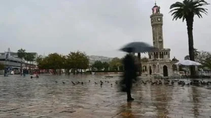 İzmir İçin Sarı Alarm: Sağanak, Fırtına ve Toz Taşınımı Etkili Olacak