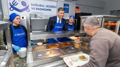 İzmir’de 25 liralık sofra: Altıncı Kent Lokantası Yamanlar’da açıldı