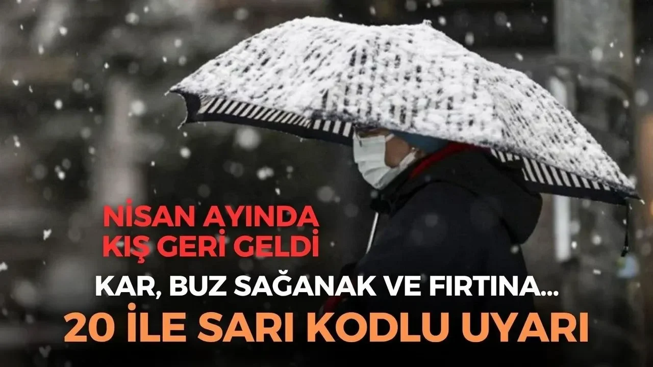 Meteoroloji’den Uyarı: 20 İlde Sarı Kod, Don ve Buzlanma Bekleniyor