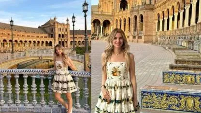 Pınar Sabancı Sevilla Sokaklarında Şıklığıyla Öne Çıktı