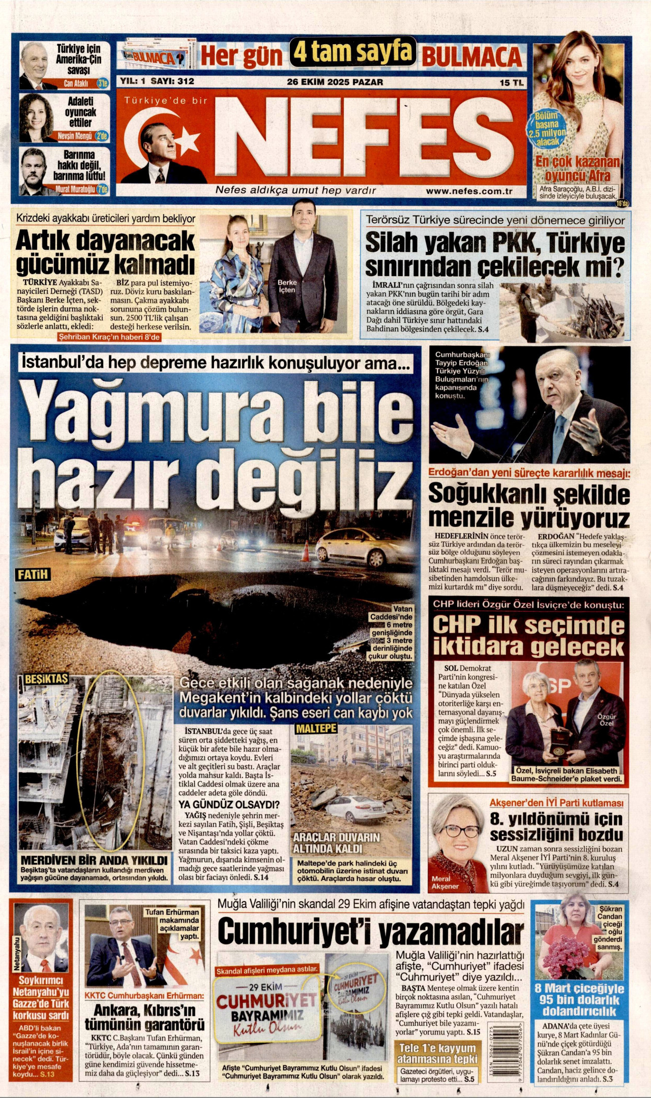 NEFES Gazete Manşeti
