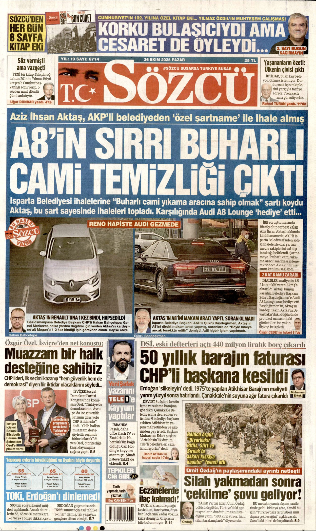 SÖZCÜ Gazete Manşeti