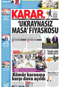 KARAR Gazete Manşeti