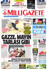 MİLLİ GAZETE Gazete Manşeti