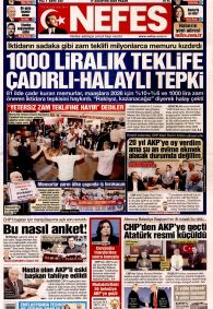 NEFES Gazete Manşeti