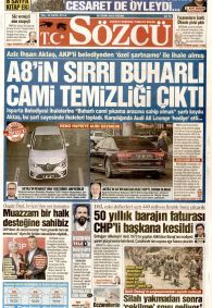 SÖZCÜ Gazete Manşeti