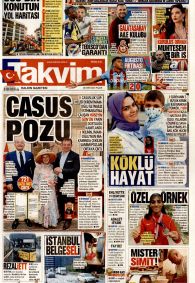 TAKVİM Gazete Manşeti