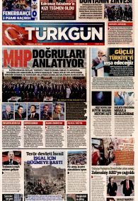 TÜRKGÜN Gazete Manşeti