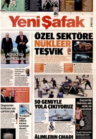 YENİ ŞAFAK Gazete Manşeti