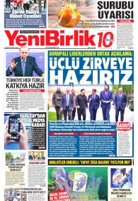 YENİBİRLİK Gazete Manşeti