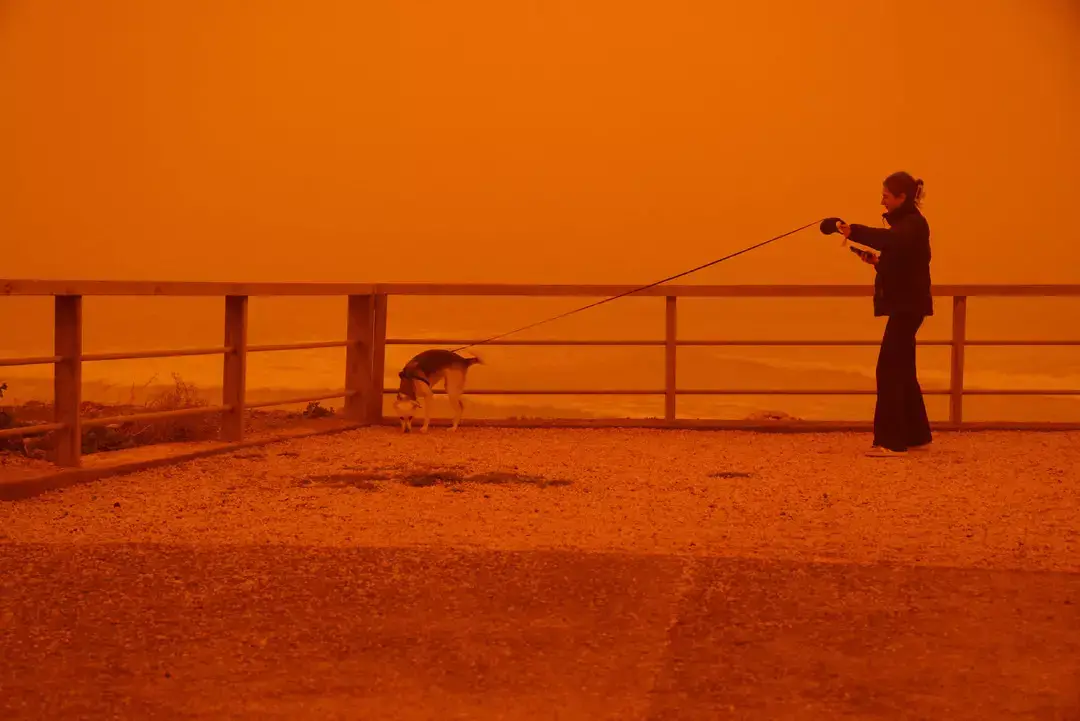 Yunanistan ı kırmızıya boyamıştı: Afrika nın çöl tozu Türkiye ye geliyor!
