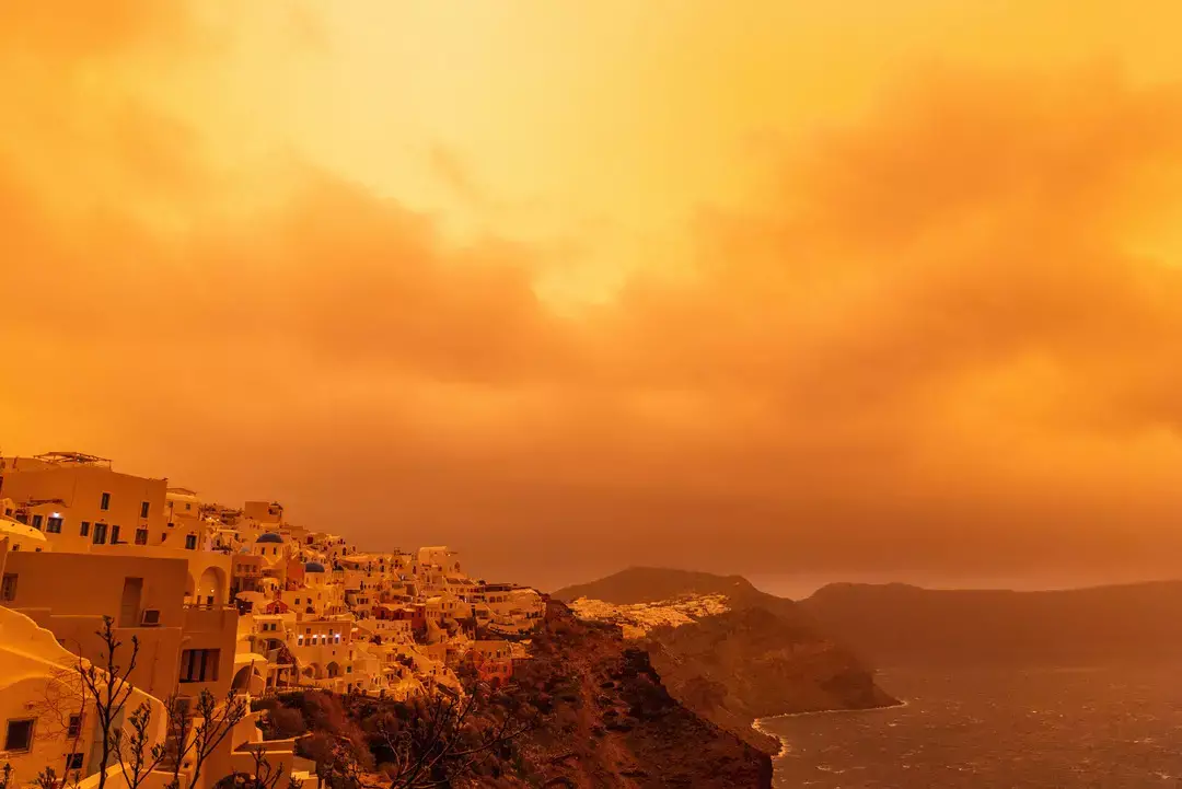 Yunanistan ı kırmızıya boyamıştı: Afrika nın çöl tozu Türkiye ye geliyor!