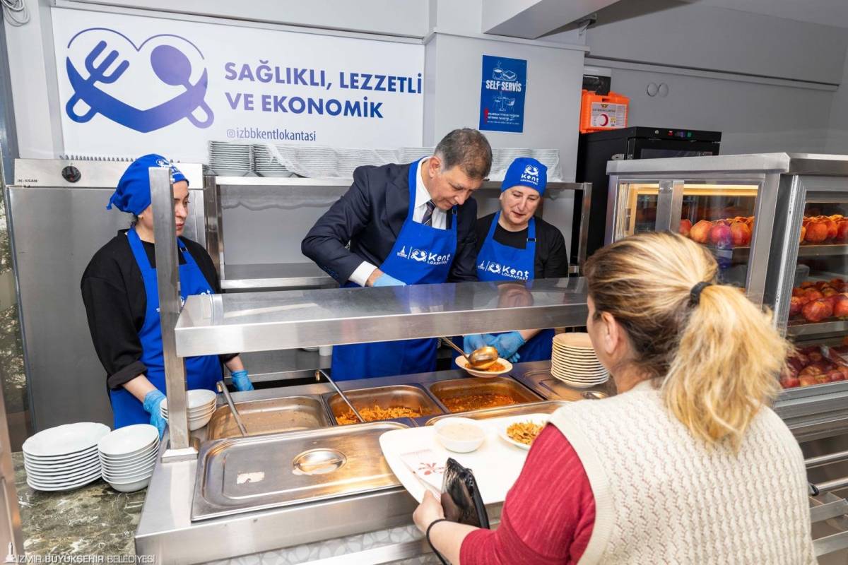 İzmir’de 25 liralık sofra: Altıncı Kent Lokantası Yamanlar’da açıldı